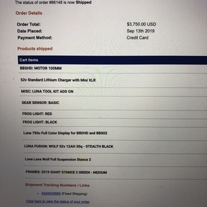 2019 Giant/ Luna Cycles Stance 2 Black and Green