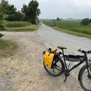 2016 Cube Travel EXC Silver, gray or bare metal, Black, and Green