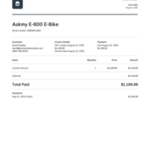 2024 Askmy Silver, gray or bare metal