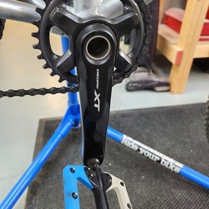 2004 KHS Bicycles Team Softail Silver, gray or bare metal and Blue