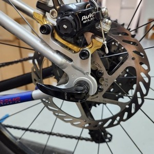 2004 KHS Bicycles Team Softail Silver, gray or bare metal and Blue