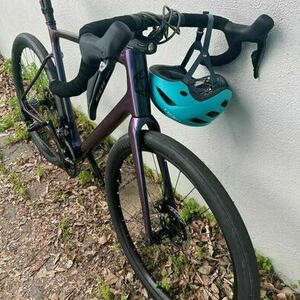 2025 Custom Carbonda Shimano 105 Di2 2x12sp Carbonda CFR505-SL 58cm Green and Purple