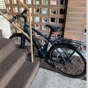 2022 REI Co-op CTY e2.2 Electric Bike Blue and Green