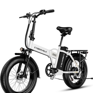 2024 CYBERVELO EK4 Folding Electric Bike White