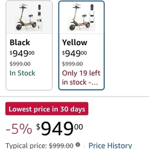 2025 FOHOLO F15 Yellow or Gold and Black