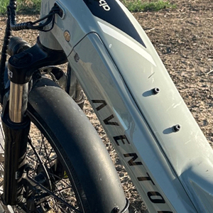 2023 Aventón Abound cargo bike rear Green