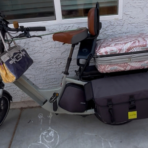 2023 Aventón Abound cargo bike rear Green
