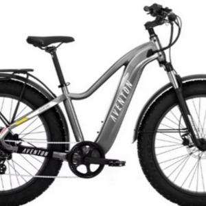 2023 Aventón Aventure.2 Ebike Silver, gray or bare metal