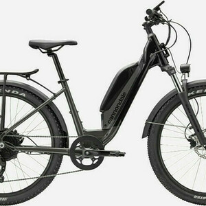 2024 Cannondale Adventure Neo Allroad S Low Step-Thro... Black and Silver, gray or bare metal