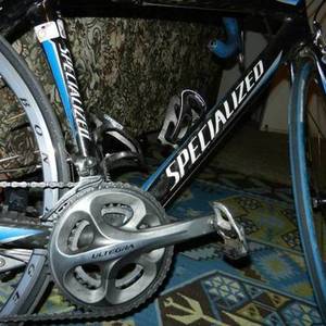 2007 Specialized Tarmac Pro Black and Blue