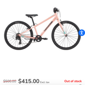 2022 Cannondale 24" Pink