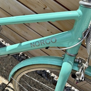 Norco Bikes Town Bike w/ Basket Teal and Blue