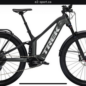 2023 Trek Full Suspension Black and Silver, gray or bare metal