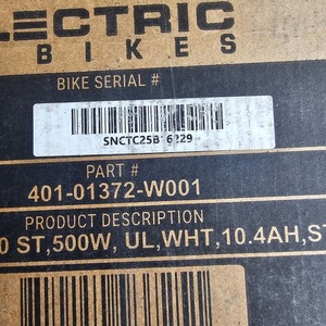 2025 Lectric eBikes Xp 4.0 White