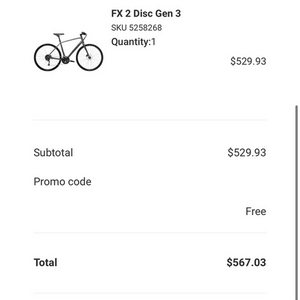 2025 Trek FX2 Disc Gen3 Black