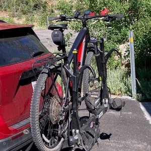 2023 Trek Powerfly 4 Gen 4 Silver, gray or bare metal and Red