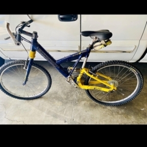 1998 Cannondale V 1000 SL Blue and Yellow or Gold