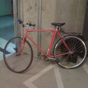 Raleigh Reynolds 531 with fancy cutouts Pink