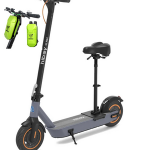2024 Hiboy S2 max e-scooter Black and Silver, gray or bare metal