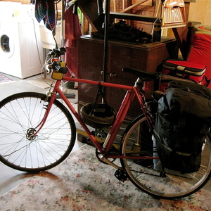 Raleigh Reynolds 531 with fancy cutouts Pink