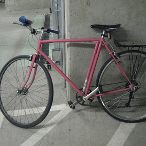 Raleigh Reynolds 531 with fancy cutouts Pink
