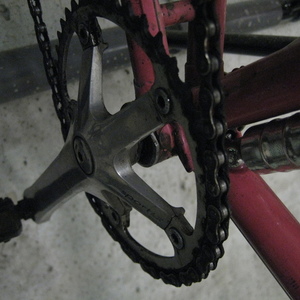 Raleigh Reynolds 531 with fancy cutouts Pink