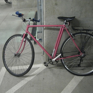 Raleigh Reynolds 531 with fancy cutouts Pink