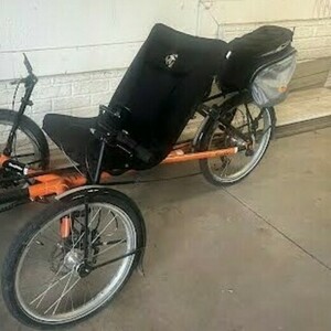 2018 Terra Trike Rambler tricycle Orange, Black, and White