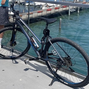 2017 Merida Bikes Crossway XT Edition Silver, gray or bare metal and Blue