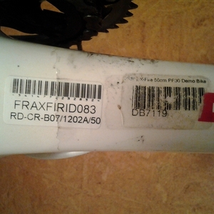 2012 Ridley X-Fire (50cm) White