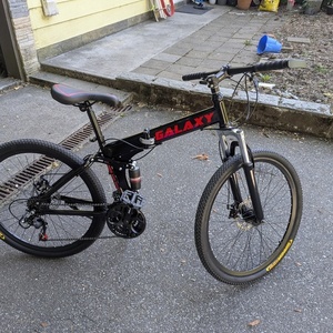 Galaxy Galaxy 26" Foldable 24-Gears Mountain... Black