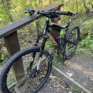 2014 GT Bicycles Sensor Black, Orange, and White