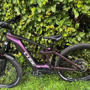 2023 Cube Stereo Hybrid 160 HPC SLX Purple