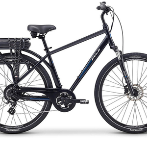 Fuji E-Crosstown Bike Pearl Black 17 in Black