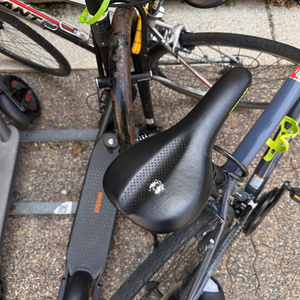 2017 Cannondale Quick Silver, gray or bare metal and Green