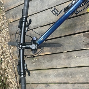 2022 Trek Dual Sport 2 Blue, Silver, gray or bare metal, and Black