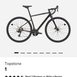 Cannondale Topstone 1 Silver, gray or bare metal
