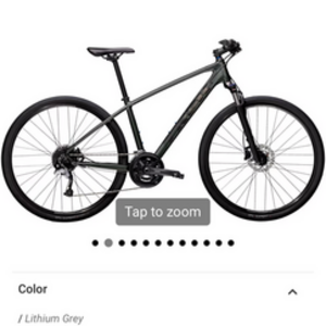 2021 Trek Dual Sport 3 Silver, gray or bare metal