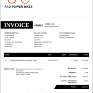 2018 Rad Power Bikes Wagon White