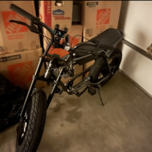 2022 Super73 Super73, Z1 Black and Silver, gray or bare metal