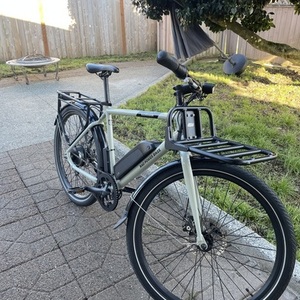 2021 Rad Power Bikes Radmission 1 Silver, gray or bare metal and Black