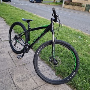 2015 Carrera bicycles Hard tail Black and Green