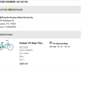 2024 Trek Cruiser 7D Step-Thru Model 5271224 Green and Teal