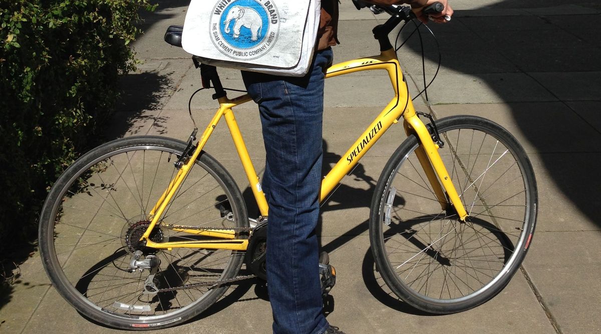 yellow specialized mountain bike