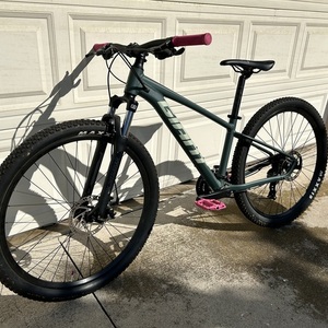 2021 Giant Talon 3 Green, White, and Pink