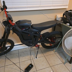 2024 Electric Bike Technologies MX4 Sting R e-motorcycle/e-dirtbike Black and Red