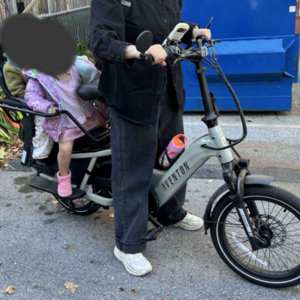 2024 Aventón Abound cargo bike rear Green