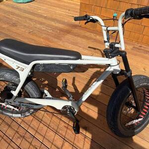 2022 Super73 ZX Silver, gray or bare metal