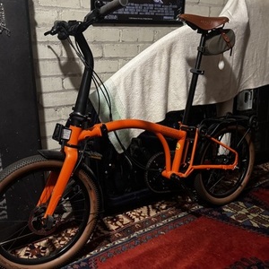 2024 Brompton Bicycle Orange