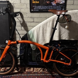 2024 Brompton Bicycle Orange